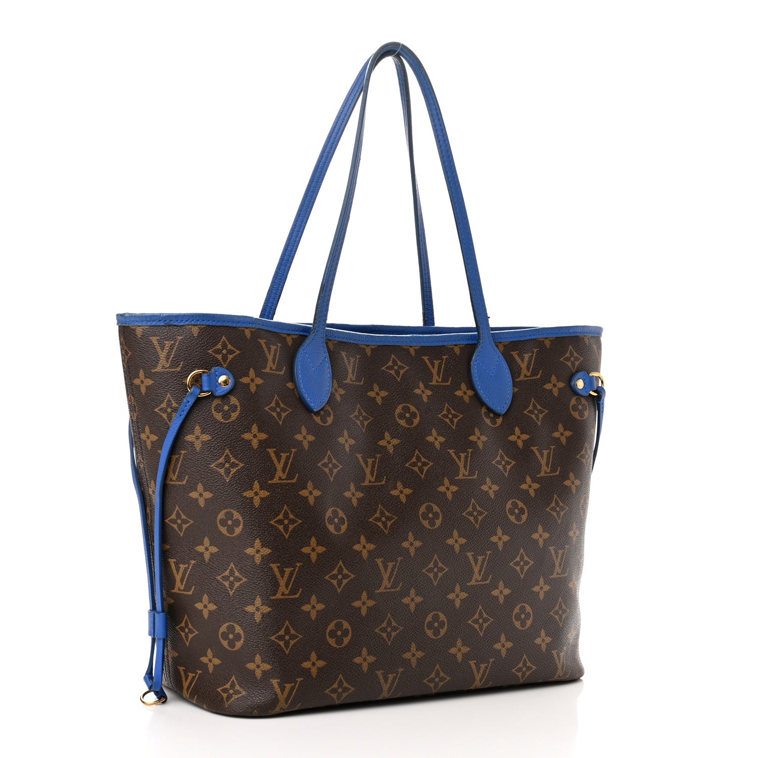 Louis Vuitton Monogram Articles de Voyage Ikat Neverfull MM Grand Blue 3 of 15