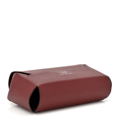 Hermes Grained Madame Calfskin Lipstick Case with Mirror Rouge H 5 of 8