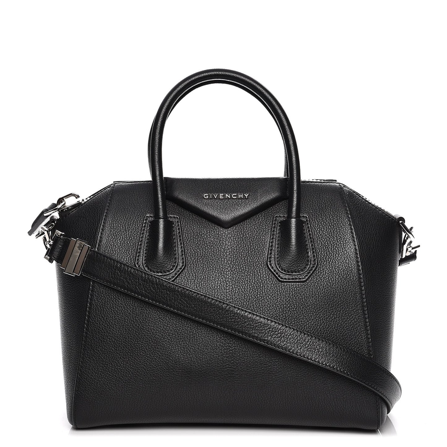 Sugar Goatskin Small Antigona Black