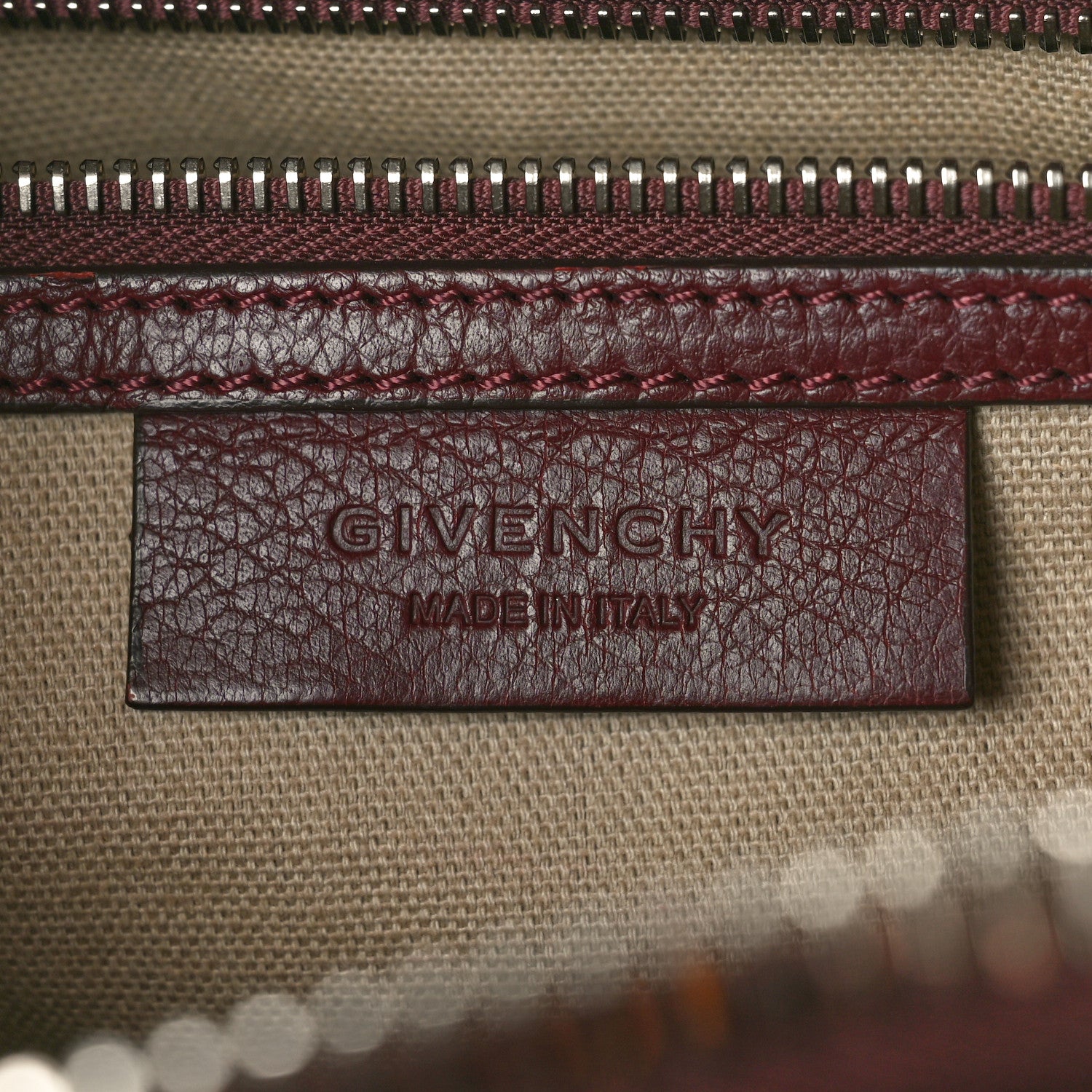 Givenchy Sugar Goatskin Small Antigona Burgundy 6 of 10