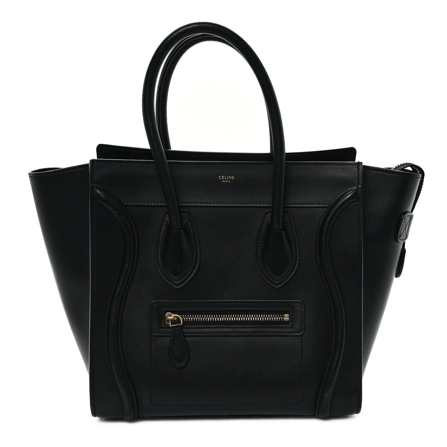 Smooth Calfskin Micro Luggage Black