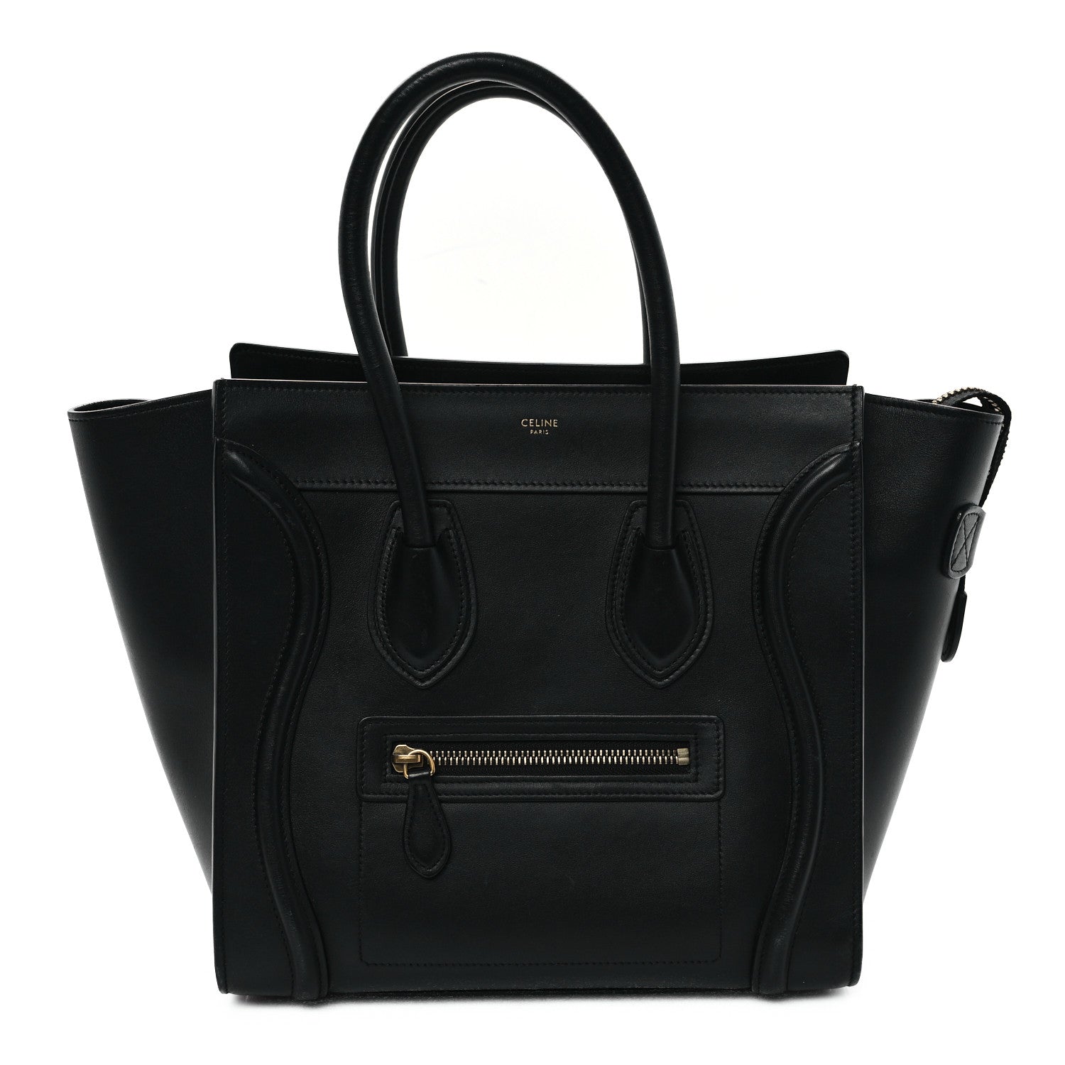 Celine Smooth Calfskin Micro Luggage Black 1 of 11