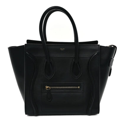 Celine Smooth Calfskin Micro Luggage Black 1 of 11