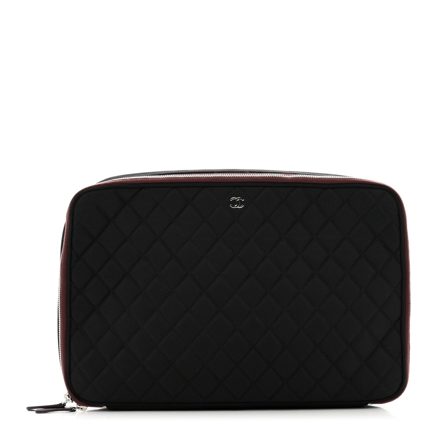 Nylon Quilted Laptop Case Black