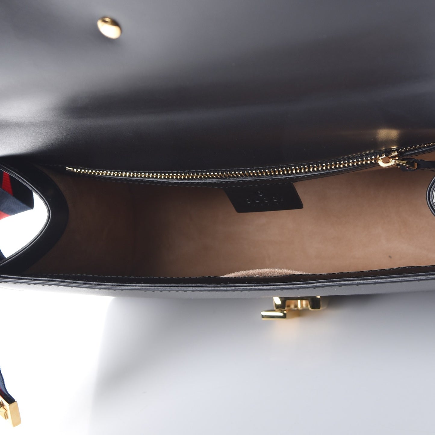 Calfskin Small Sylvie Shoulder Bag Black