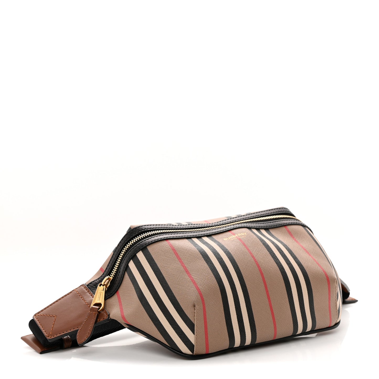 E-Canvas Icon Stripe Sonny Bum Bag Archive Beige