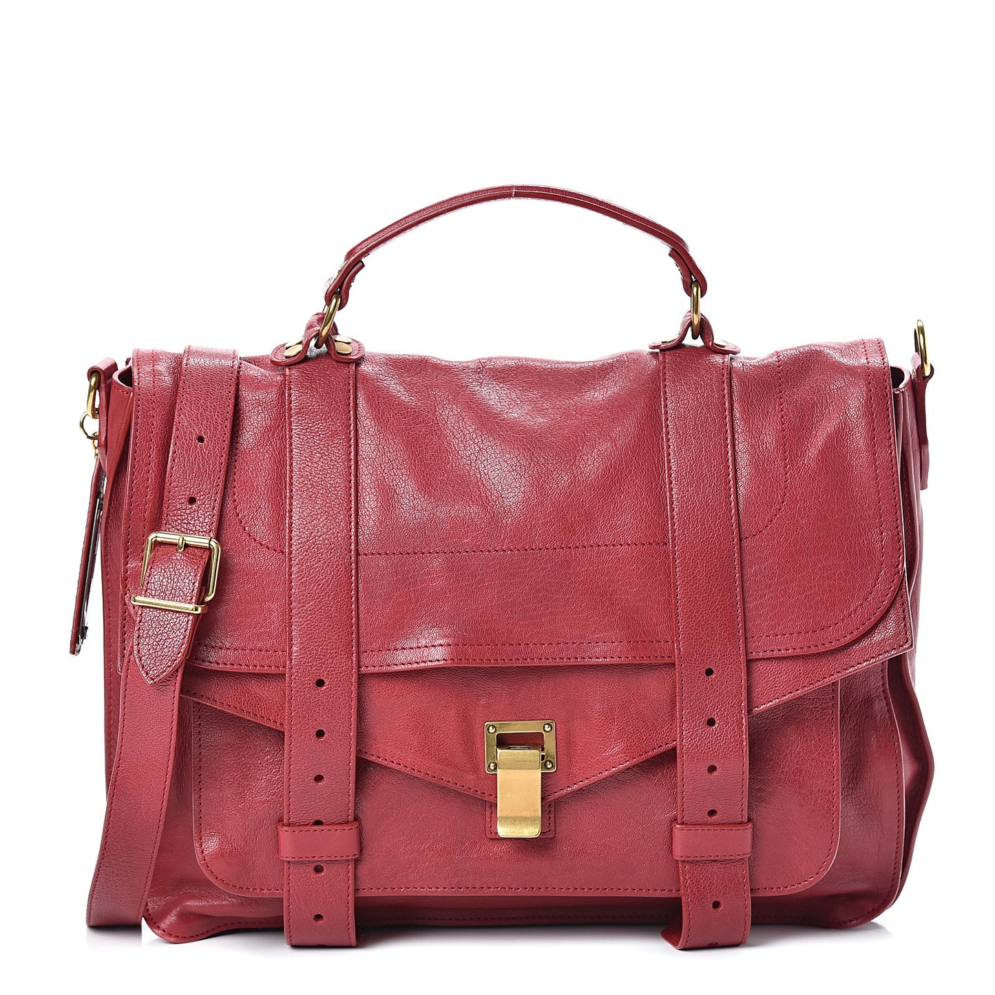 Lambskin Extra Large PS1 Satchel Chianti