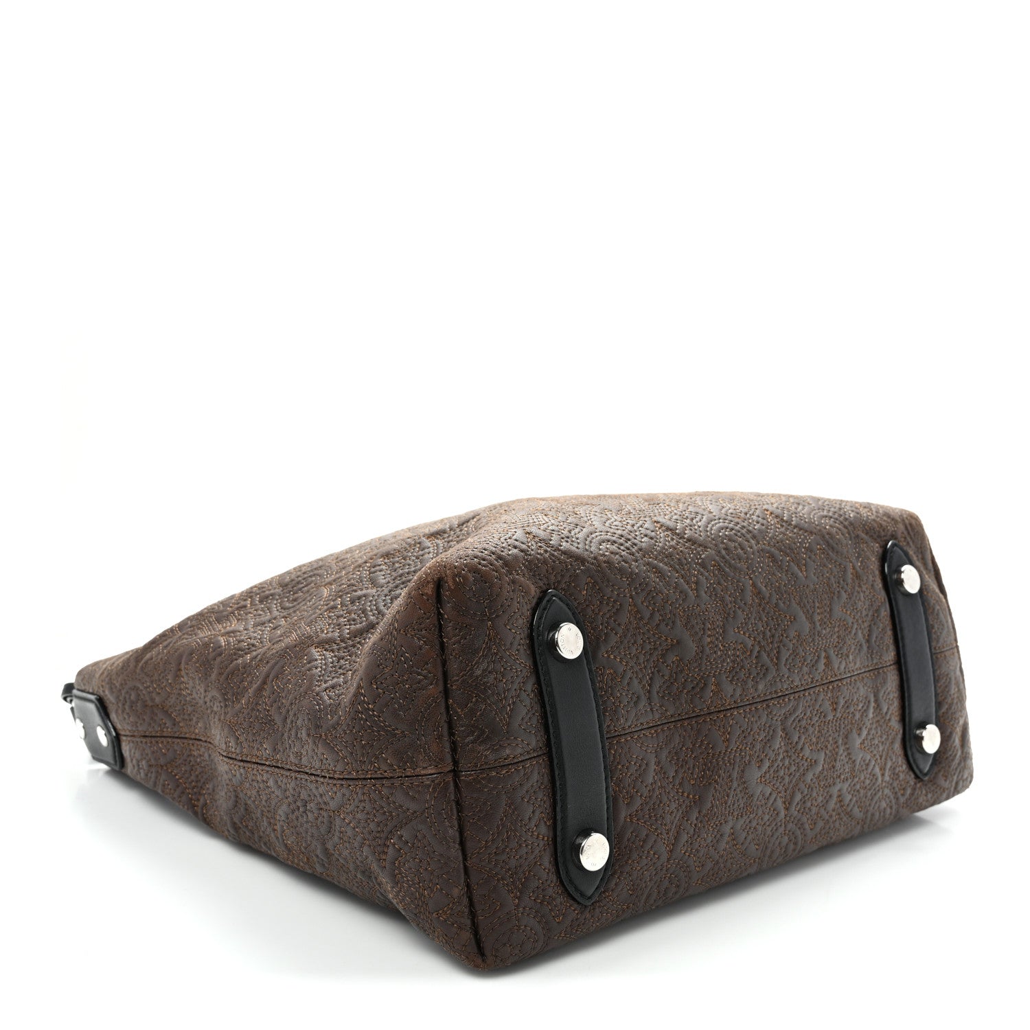 Louis Vuitton Monogram Lambskin Antheia Hobo PM Chocolat 4 of 10