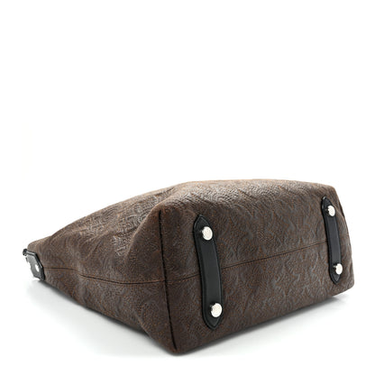 Louis Vuitton Monogram Lambskin Antheia Hobo PM Chocolat 4 of 10