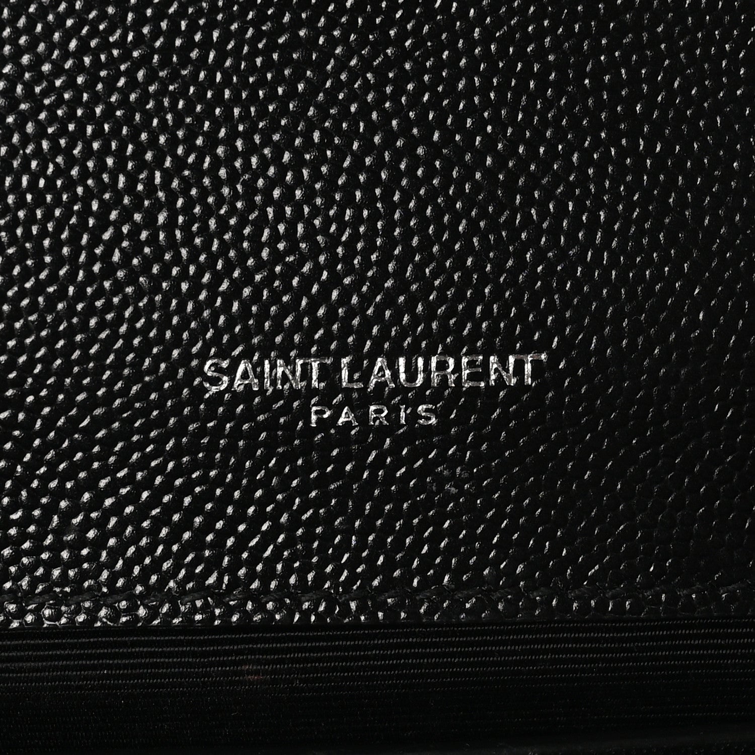 Saint Laurent Grain De Poudre Small Classic Monogram Kate Tassel Satchel Black 6 of 11