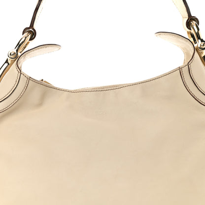 Gucci Calfskin Creole Hobo White 8 of 13