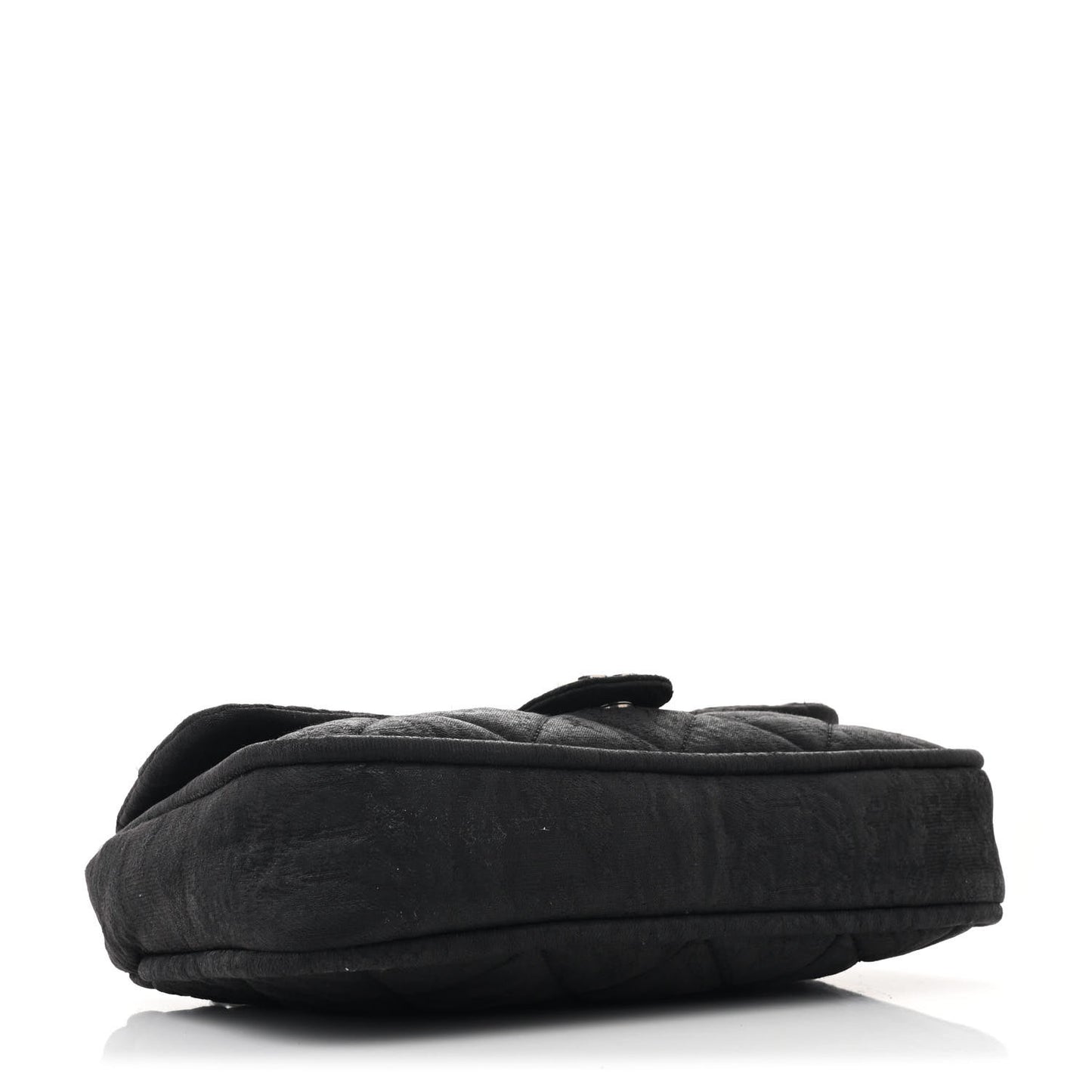 Coated Canvas Quilted Le Marais Flap Black