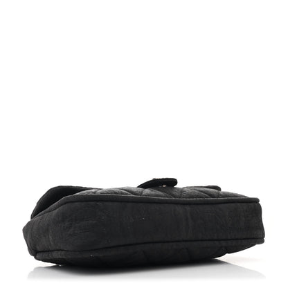 Chanel Coated Canvas Quilted Le Marais Flap Black 4 of 11