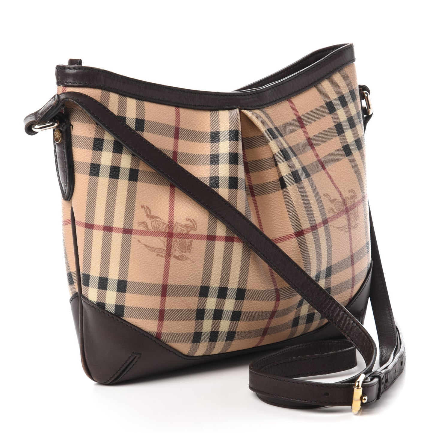 Haymarket Check Hartham Shoulder Bag Chocolate