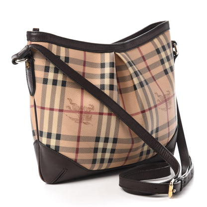 Burberry Haymarket Check Hartham Shoulder Bag Chocolate 3 of 12