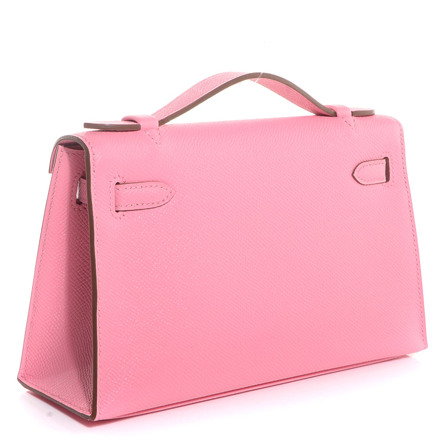 Hermes Epsom Kelly Pochette Clutch Rose Confetti 3 of 14