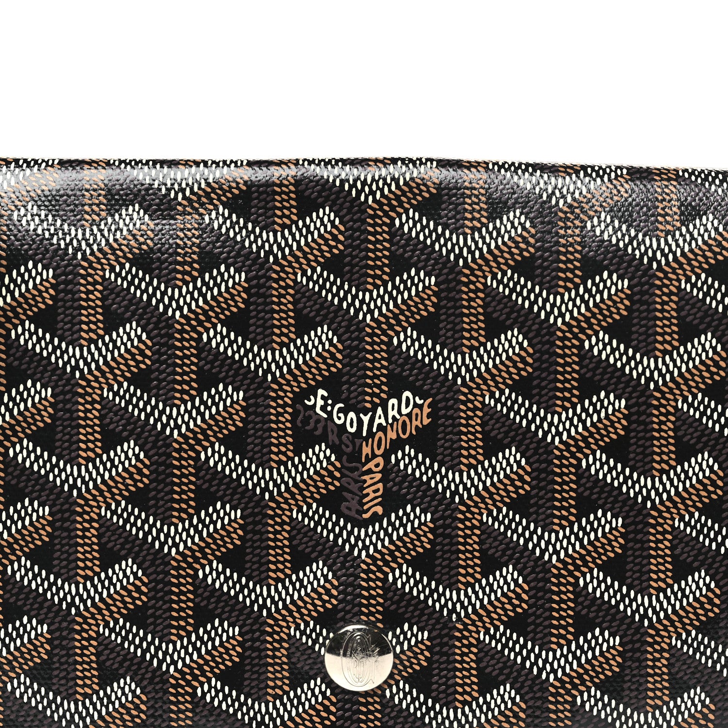 Goyard Goyardine Plumet Wallet Clutch Black 7 of 9