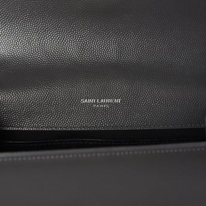 Saint Laurent Grain De Poudre Small Monogram Kate Satchel Earth 9 of 12