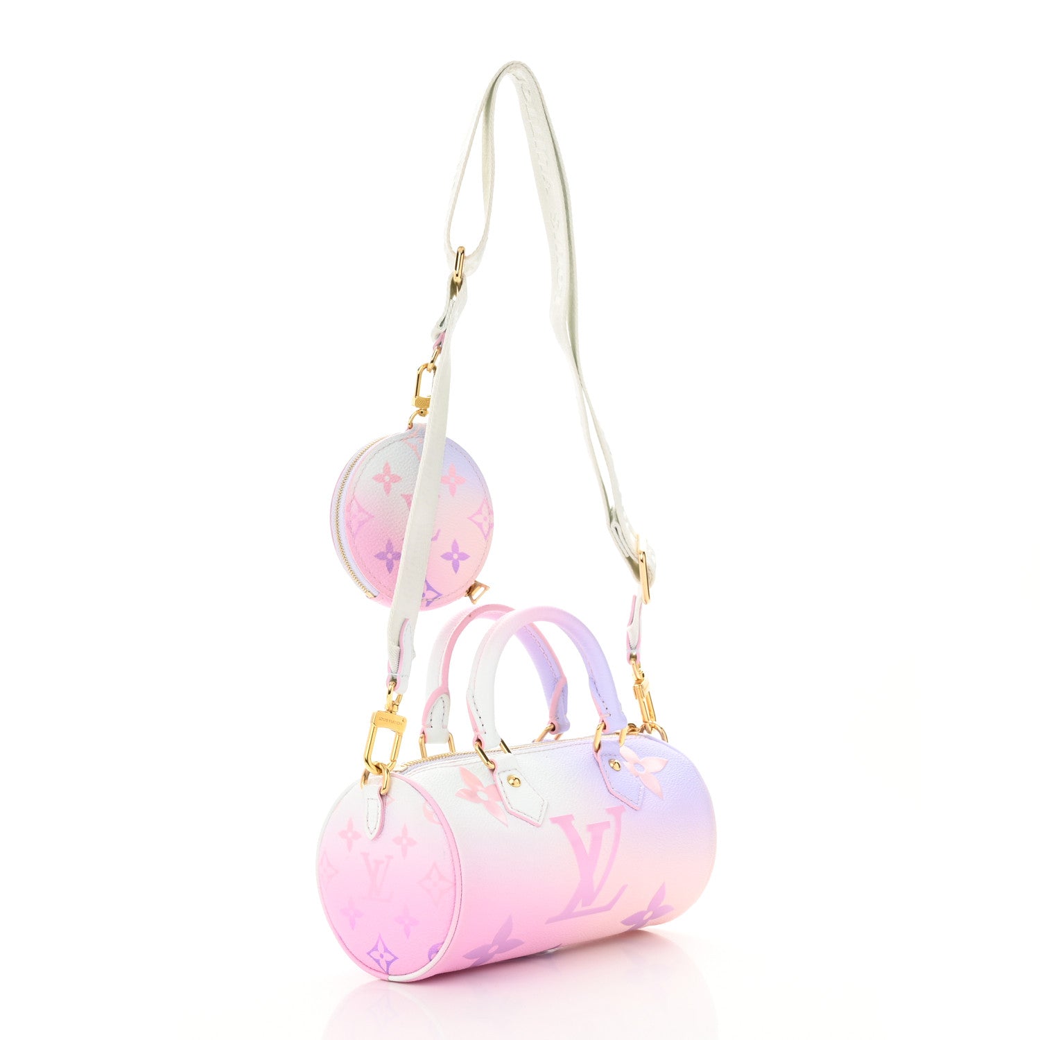 Louis Vuitton Monogram Giant Spring In The City Papillon BB Sunrise Pastel 3 of 10