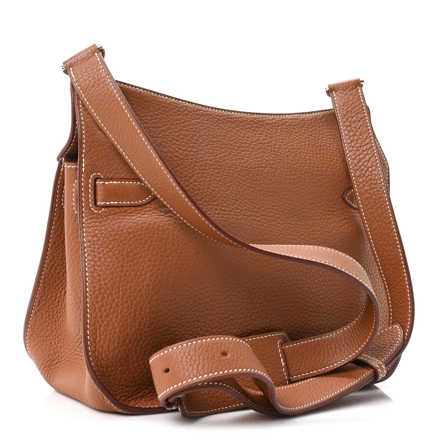 Hermes Taurillon Clemence Jypsiere 28 Gold 3 of 11