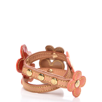 Louis Vuitton Patent Fleur Double Wrap Bracelet 3 of 5