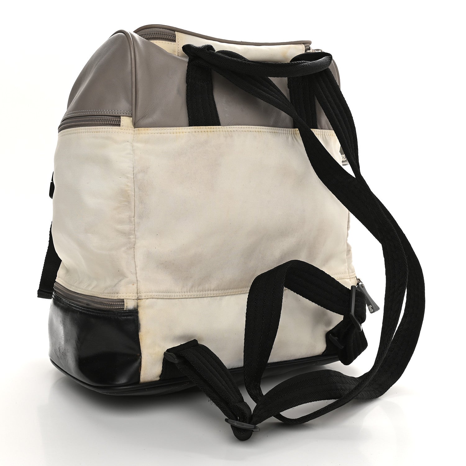 Chanel Nylon Sports Backpack Black White 3 of 18