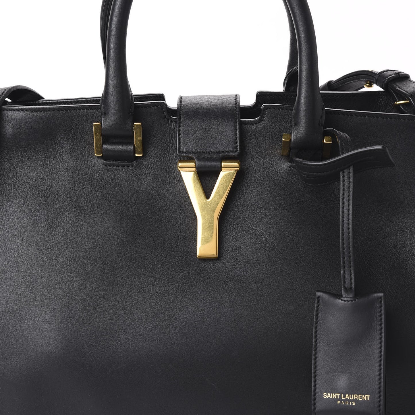 Calfskin Small Classic Y Cabas Black