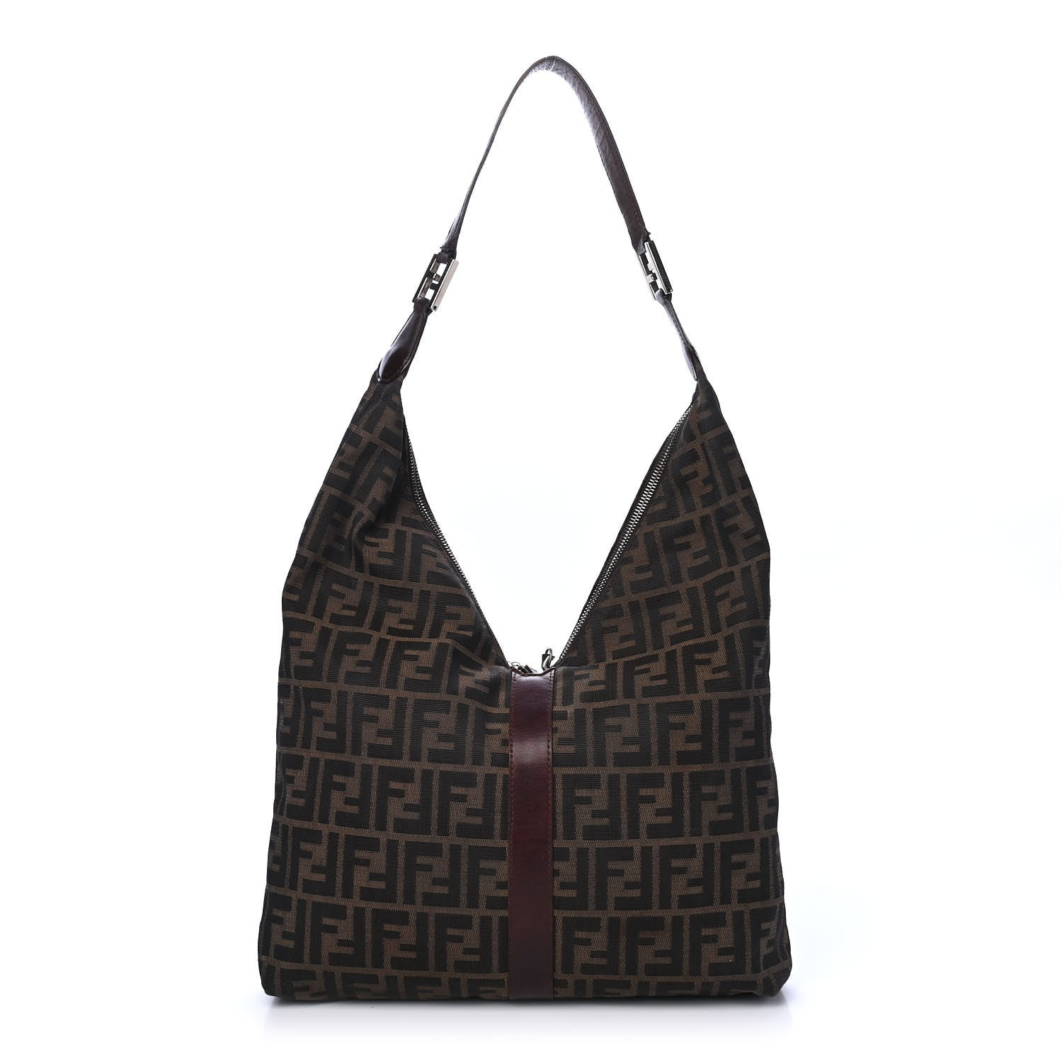 Fendi Zucca Hobo Tobacco 1 of 5