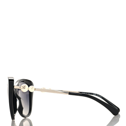 Chanel Acetate Pearl Polarized Winter Butterfly Sunglasses 5338-H-A Black 3 of 7