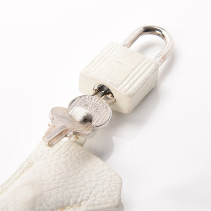 Hermes Taurillon Clemence Birkin 30 White 31 of 44