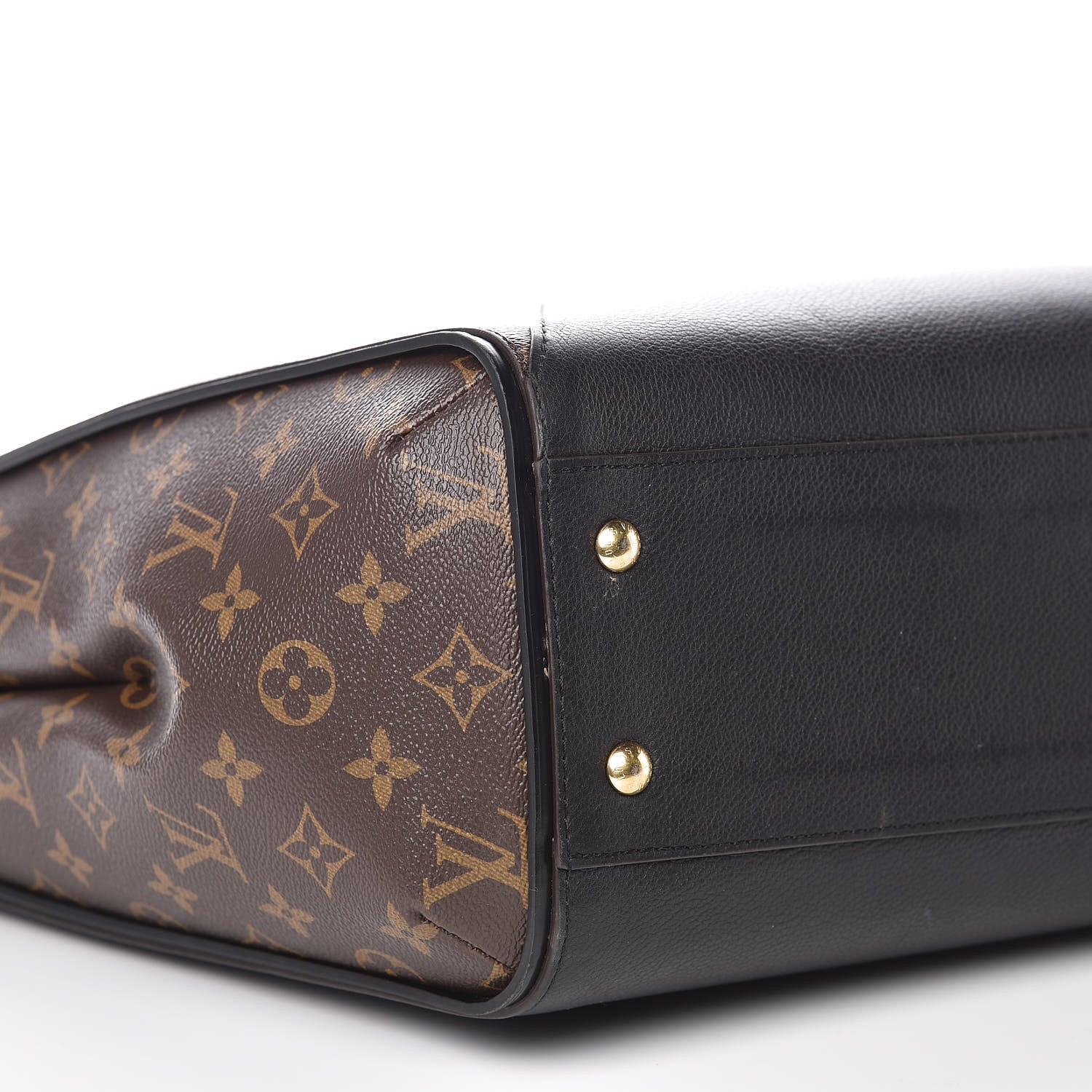 Louis Vuitton Calfskin Monogram Kimono Tote Black 5 of 10