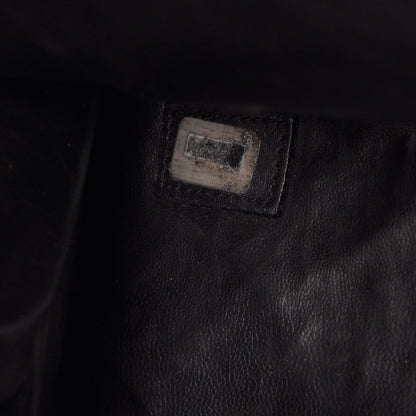 Chanel Calfskin Stitched XL Weekender Black 9 of 12