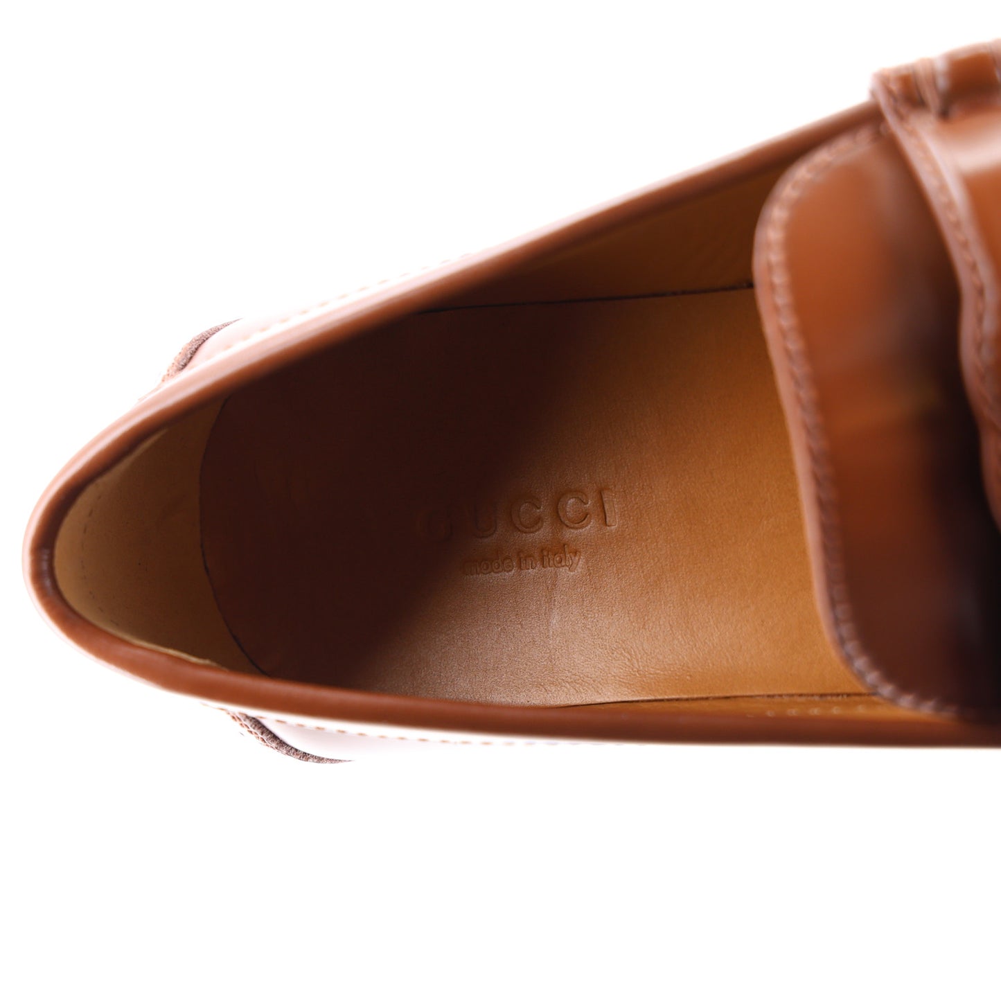 Millennial Ribot Cut Out Interlocking G Loafers 37 Cuir