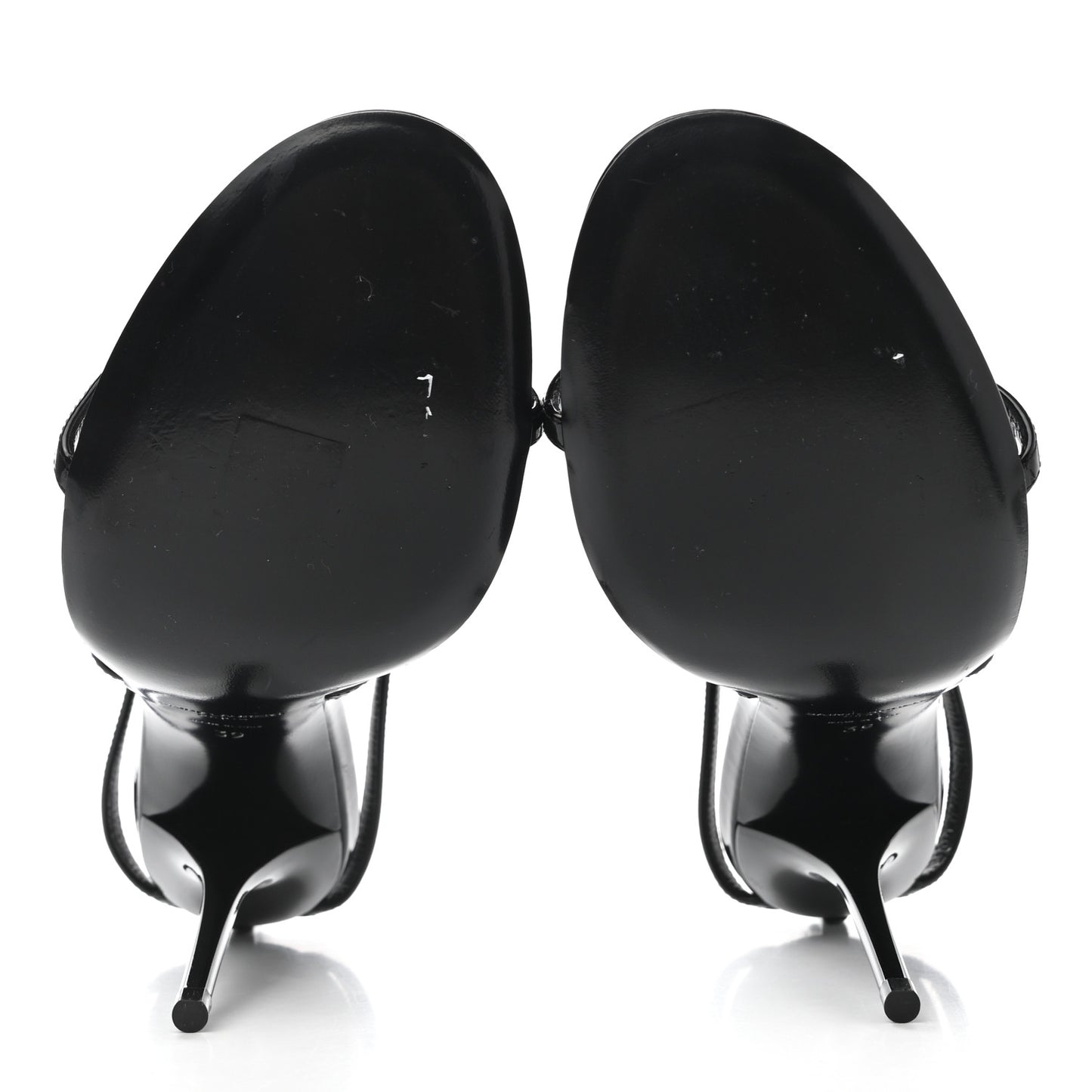 Calfskin Cassandra 110 Sandals 39 Black