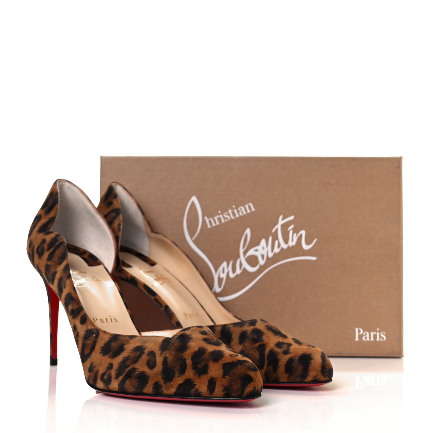 Veau Velours Kitty Round Chick 85 Pumps 42 Brown