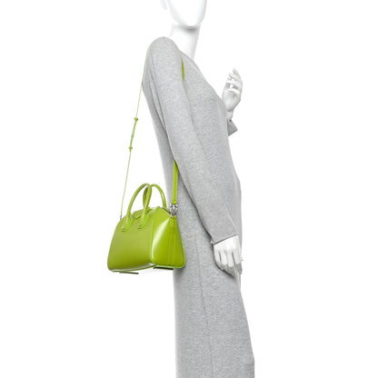 Givenchy Shiny Lord Calfskin Mini Antigona Citrus Green 2 of 9