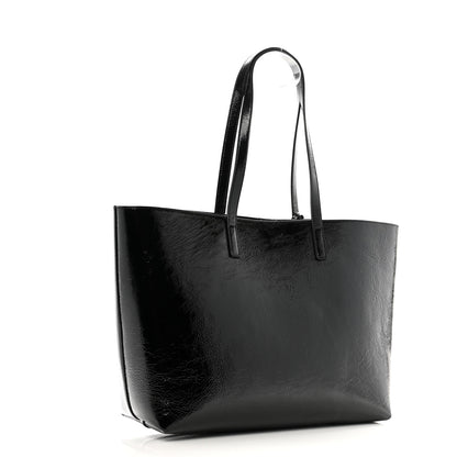 Saint Laurent Patent Calfskin Large Shopping Tote Black 4 of 12