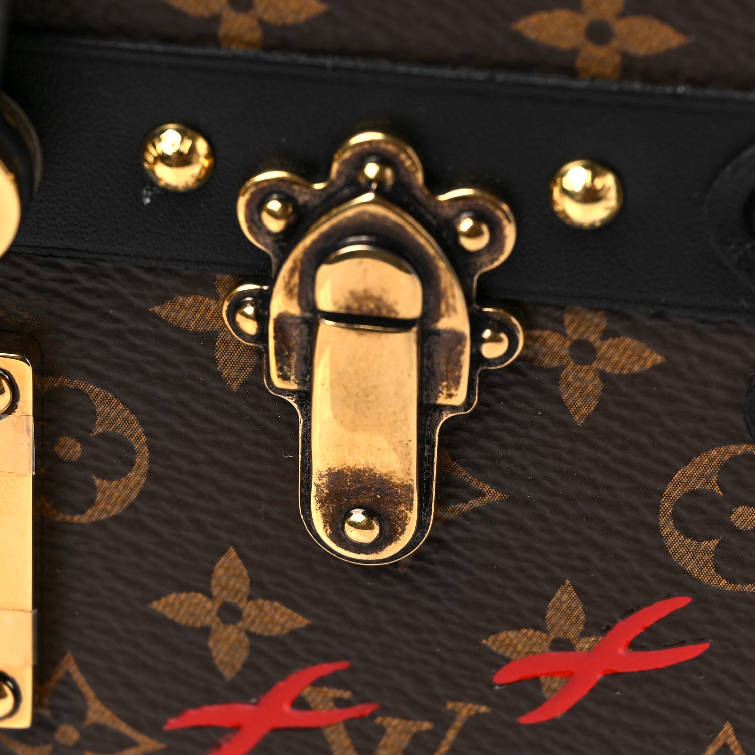 Louis Vuitton Monogram Petite Malle Black 7 of 7