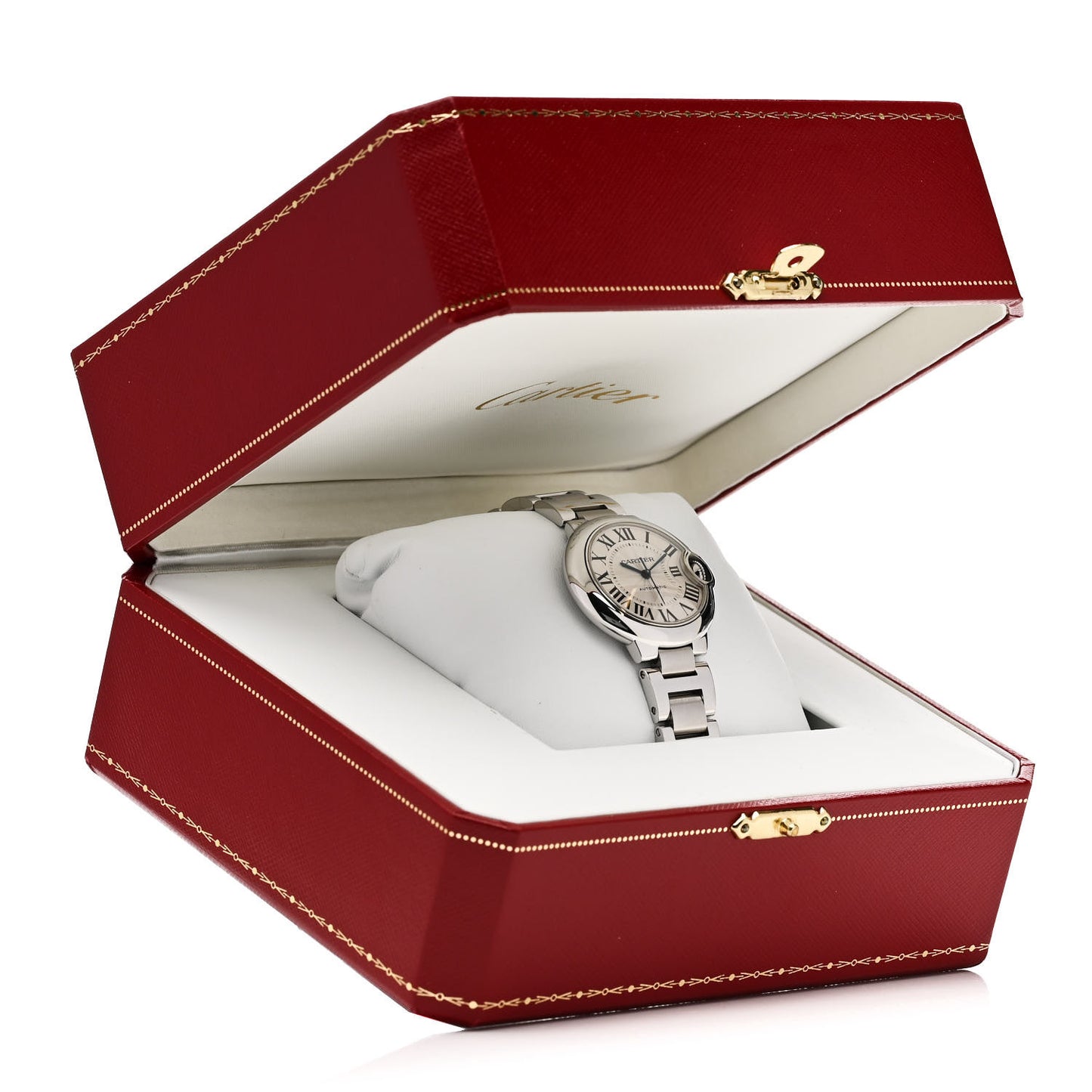 Stainless Steel 33mm Ballon Bleu De Cartier Automatic Watch