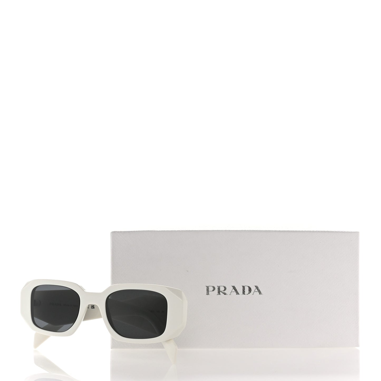 Acetate Symbole Sunglasses SPR 17W White
