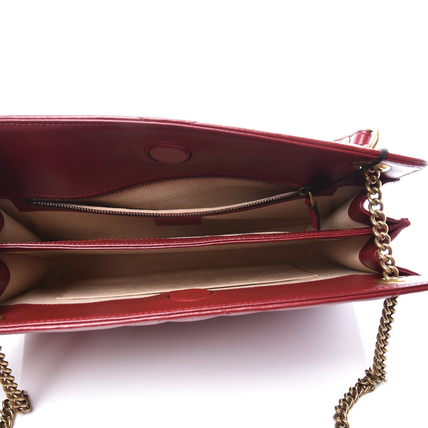 Azalea Calfskin Matelasse Heart Medium GG Marmont Slim Shoulder Bag Romantic Cerise