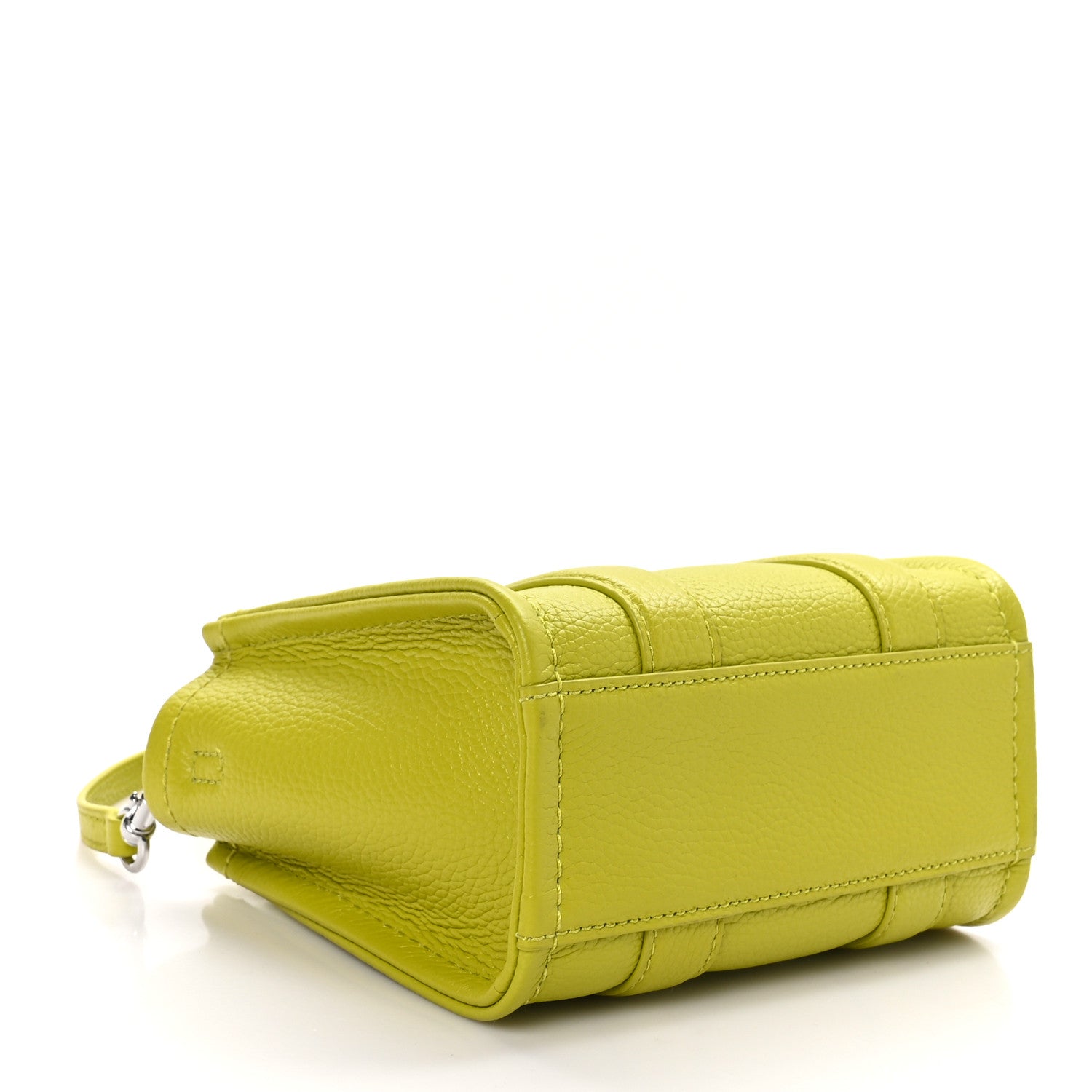 Marc Jacobs Grained Calfskin Micro The Tote Bag Citronelle 4 of 9