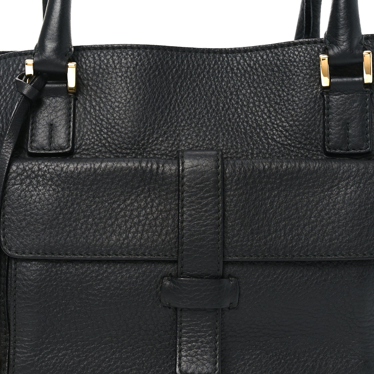 Loro Piana Grained Calfskin Bellevue Odessa Black 7 of 9