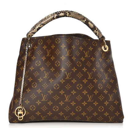 Louis Vuitton Snakeskin Monogram Artsy MM 1 of 9