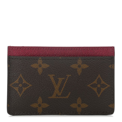 Louis Vuitton Monogram Card Holder Fuchsia 1 of 7