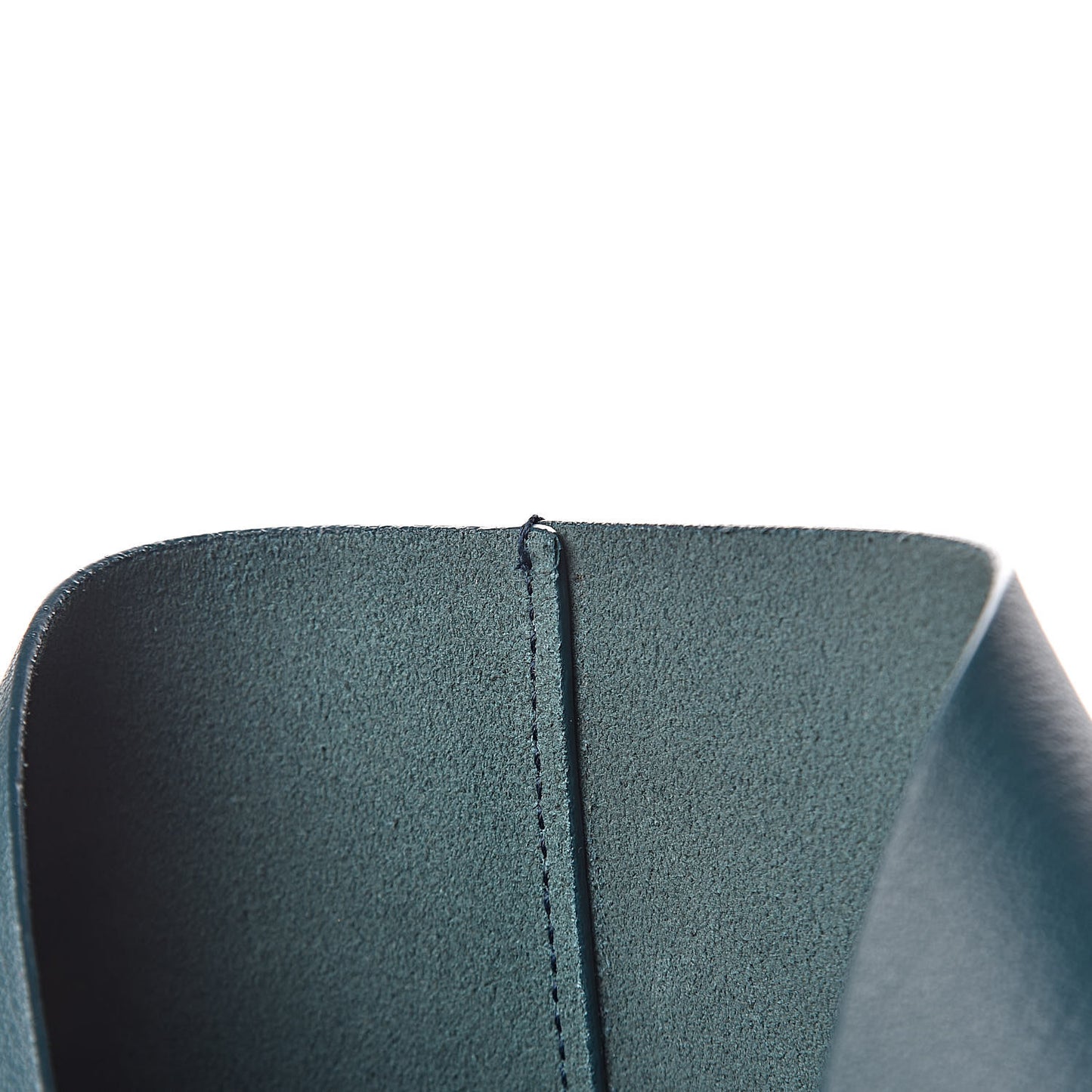 Calfskin Large Shopping Tote Dark Turquoise