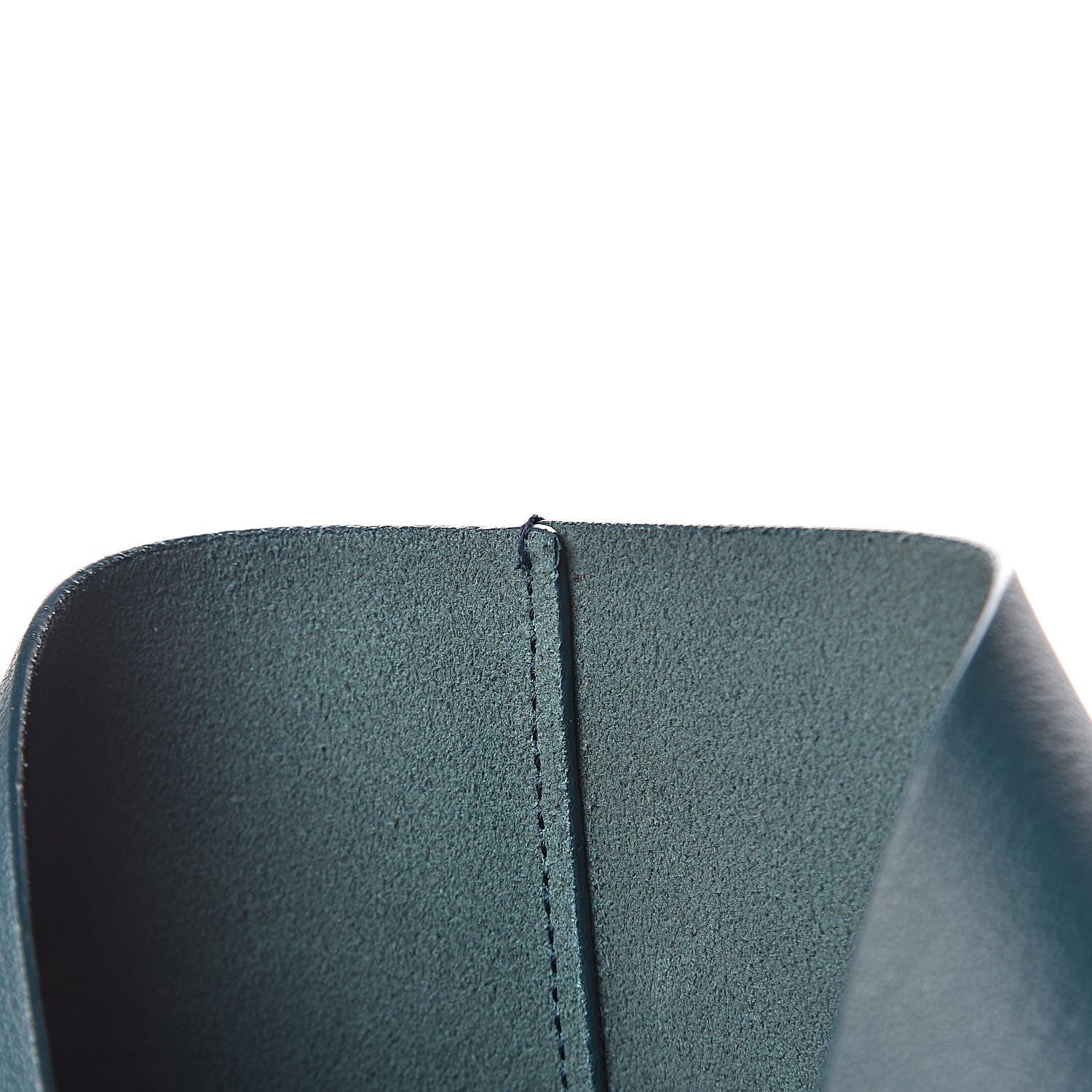 Saint Laurent Calfskin Large Shopping Tote Dark Turquoise 11 of 14