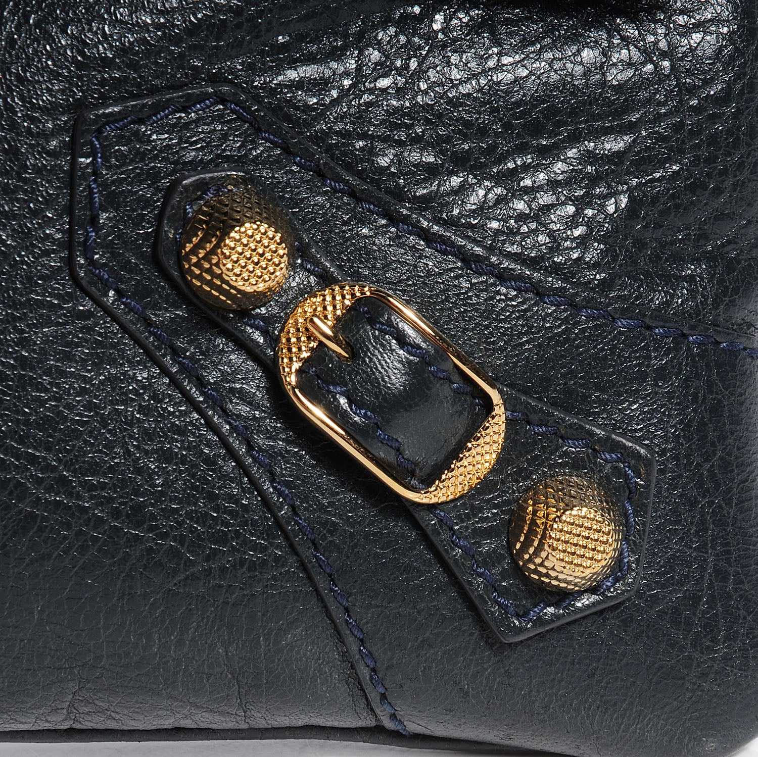 Balenciaga Agneau Giant 12 Gold Hardware Envelope Clutch Anthracite 6 of 13