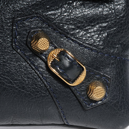 Balenciaga Agneau Giant 12 Gold Hardware Envelope Clutch Anthracite 6 of 13