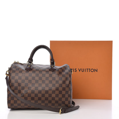 Louis Vuitton Damier Ebene Speedy Bandouliere 30 12 of 12